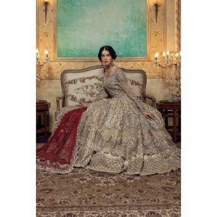 Women New Design embroidery net maxi with embroidery net Dupatta New Collection 2019 Multi