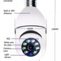 E27 PTZ Smart -free e camera WiFi 1080p ((Camera Motion Auto Tracking 4X Digital Zoom ))Two Way Talk Full Color Night Vision CCTV Camera. 