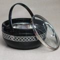 Hotpot Brighton Hotpot With Glass LID 4100ml - Food Warmer Cassrole BPA Free - Stylish Fancy Hotpot Gift Hotpot Insulated High Quality Hotpot. 
