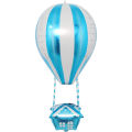 4D Color Hot Air Balloon Aluminum Balloon Helium Balloon Mylar Aluminum Foil Balloons Party Hot Air Balloon for Birthday Party, Wedding, Baby Shower, Thanksgiving, Christmas. 