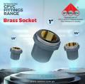 Steelex CPVC Brass Socket Steelex 1 Number Quality Original Fitting for Hot Water Available in Multiple Sizes  Plumbing Work Material. 