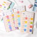 2 Sheets 2023 Year Monthly Calendar Index Page Stickers Bookmark Planner Label. 