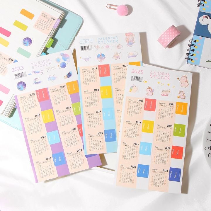 2%20Sheets%202023%20Year%20Monthly%20Calendar%20Index%20Page%20Stickers%20Bookmark%20Planner%20Label%20-%20Image%208