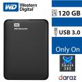 120 GB Portable Hard Disk External 120GB WD Element Hard Drive USB 3.0. 