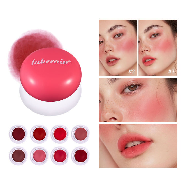 Lip Cheek Blurry Pudding Pot | Blushed Moment - Baby | Makeup Blush, Buildable Lightweight, Multi-Use Soft Matte Finish | 5g