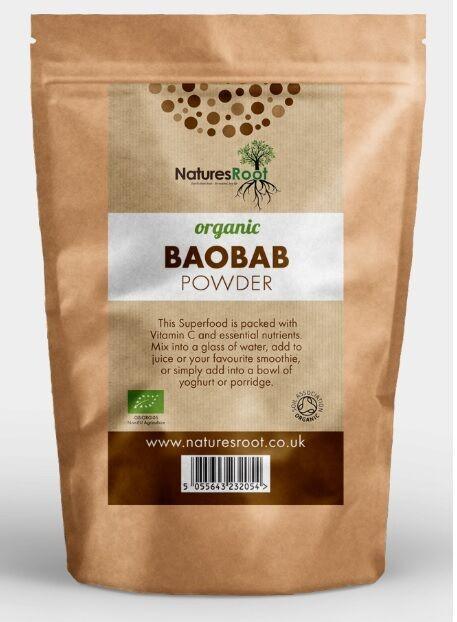 Organic Raw Baobab Fruit Powder - Vitamin C Superfruit Vegan 114g ...