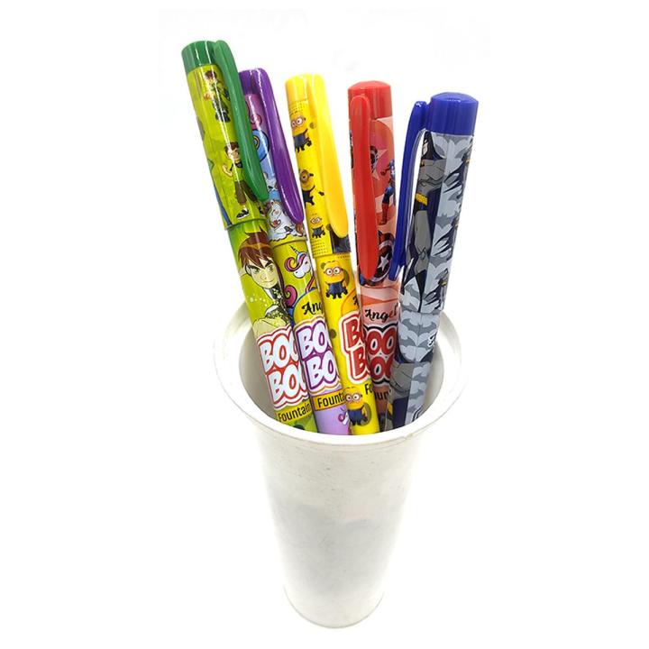 Booom Booom cartoon characters Ink Pen fountain-Pen School, Office, Stationery, Gifts-Public Mall