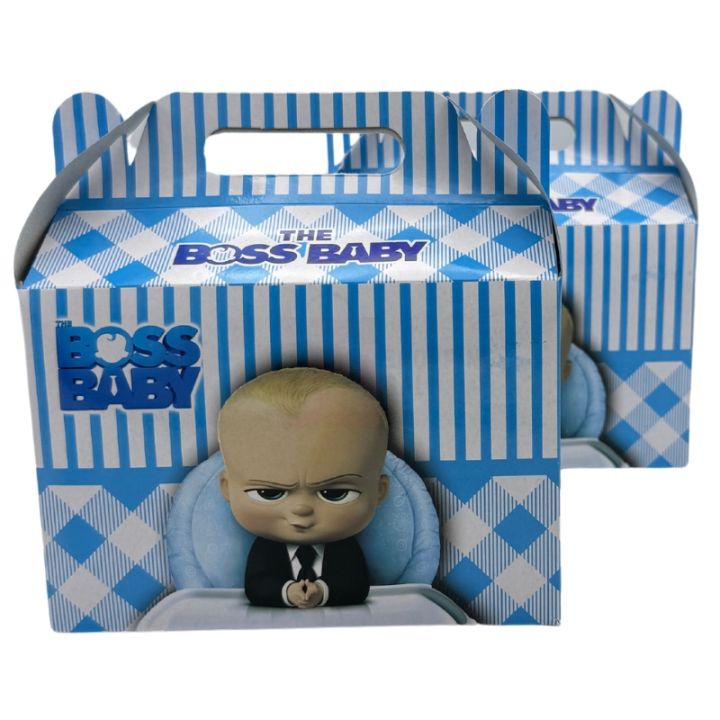BOSS BABY THEME GOODY BOX FANCY - PACK OF 10 GOODY BOX