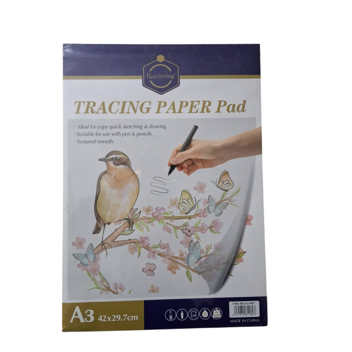 Keep%20Smiling%20Tracing%20Paper%20Pad%2040%20Sheet%2060gram%20-%20A4%20Size%20-%20Image%202