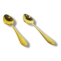 Pioneer Golden Table Spoons / Dessert Spoons / Tea Spoons / Butter Knife / Fork / Serving Round / Serving Oval / Rice Small Panja / Serving Big Panja. 