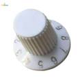 6 Pieces Knob Switch Audio Volume Knob Cap Adjustable 10 Stalls Speaker Knob Volume Control Knob for Speakers Musical Instrument Accs. 