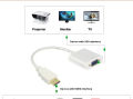 Hdmi To Vga Converter - White. 