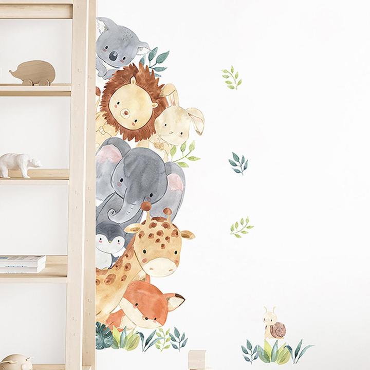 Cute Animal Live in Your Home DIY Wall Stickers/ Home Decor Jungle Forest Theme Wallpaper/Gifts for Cherry Super Store