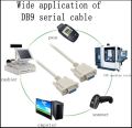 DB9 Female to DB9 Female Serial Cable / DB9 Serial Cable Female to Female 9 Pin Straight Through 8 Inch Length Genuine Branded. 