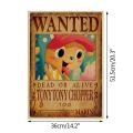 Anime One Piece Wanted Order Kraft Paper Collection Posters Bounty Poster Wall Decoration. 