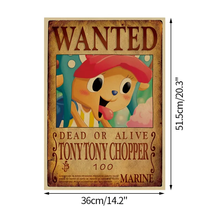 Anime%20One%20Piece%20Wanted%20Order%20Kraft%20Paper%20Collection%20Posters%20Bounty%20Poster%20Wall%20Decoration%20-%20Image%204