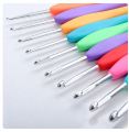 Rubber Grip Crochet Hook All Sizes 2mm-6mm. 