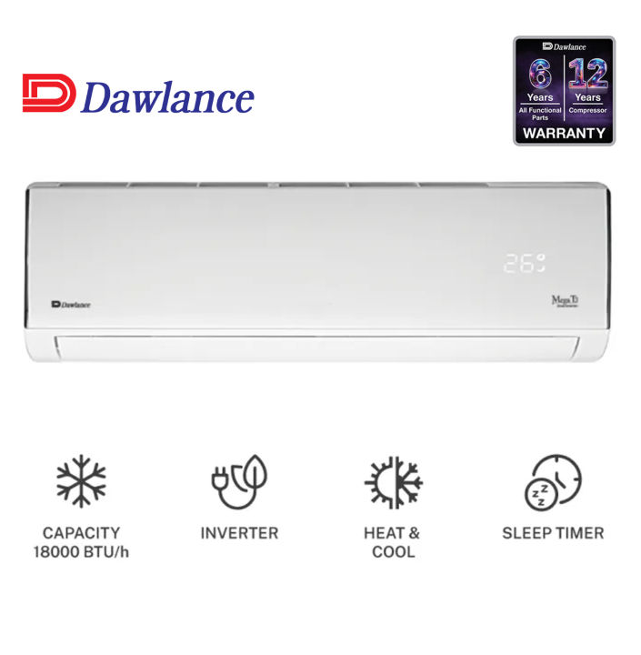 Dawlance%20Air%20Conditioner%20Mega%20T3%2030%20Inverter%201.5%20Ton/1%205%20ton/Split%20AC/Heat%20and%20Cool/18000%20BTU%20-%20Image%202