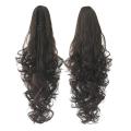 Curly Clip In Ponytail Hair Extension - Natural Brown ponytail hair extension in natural brown is the perfect addition to your hair care accessories collection.. 