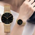 Hannah Martin Women's Watch Japanese Movement Quartz Watch Classic WR Analog CH36 Stainless Steel Wrist Watch. 