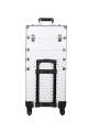 Makeup Trolley Vanity Aluminum Trolley Professional Makeup Trolley Rolling Train Case 5 in 1 Makeup Train Case Professional Cosmetic Organizer Makeup Traveling case Trolley Cart Trunk. 