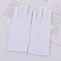 Men's New Solid White Tuxedo Gloves Party Festive Wedding Ceremony Formal Uniform Guard Band Butler Protection Etiquette Mittens. 
