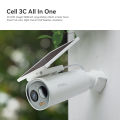 IMOU Cell 3C All in One 2K QHD Image | 5000mAh Large Battery | Built-in Solar Panel Smart Full-color Night Vision | IP66 Weather-resistance. 