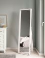Matte Finish Full Length Mirror with Wooden Frame 62x18 Inches for Home Decor. 