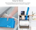 Silicone Baking Roti Mat for Pastry & Roti Rolling Extra Large Non Stick Silicon roti mat for Kitchen Reusable Non-Stick Kneading Dough Mat. 