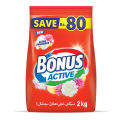 Bonus Active 2kg - Detergent Washing Powder. 