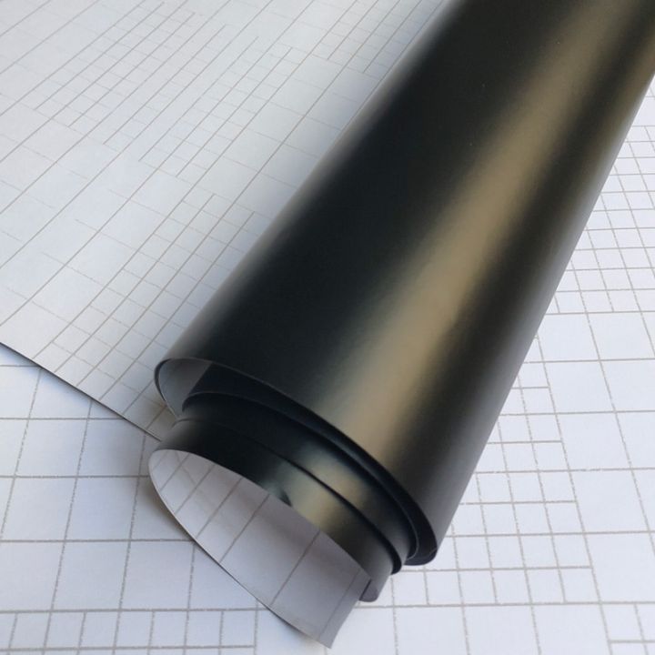 1 X 9 Feet Premium Black Matte Vinyl Car Sticker Wraps Satin Matt Sheet Foil Vehicle Decal Decoration Film Phone Cover Skin Air Bubble Free