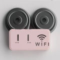 Pack of 2 –WIFI Holder Wall Mounted WiFi Router Shelf Box – ABS Plastic Wireless Router Holder & Organizer – Hidden Cable Storage Bracket – Space Saver for Home & Office – Easy Install – Black, White, Gray, Pink – Wall Mounted Decorative Internet Box. 