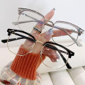 Women Men Semi Rimless Anti Blue Light Eyewears Square Frame Reading Goggle Computer Glasses. 