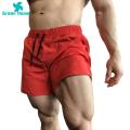 Green Home Men Shorts Above Knee Summer Pure Color Hawaii Gym Shorts. 