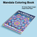 Mandala Coloring Book 30 pages 6x8 inch size For Adults with Beautiful Patterns for Fun and Relaxation. 