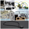 6Pc Momentary Switch Momentary Push Button on Off Switch 12V 24V Mount Mini Button Switch Easy Install Easy to Use. 
