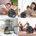 TriPole Small Desk Fan 3 Speeds Strong Airflow USB Fan 360°Rotation Mini Fan Portable Personal Fan, 5-inch Table Fan for Bedroom Office Home Outdoor Camping. 