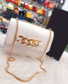 Hand bags for girls with stylish long chain. 