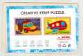 Creative Strip Puzzle Craft – Animal / Dinosaur / Ocean / Traffic / Fruits in Beautiful Craft. 