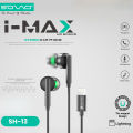 SOVO SH-13 Lightning Handsfree - Earphones With Crystal Clear HD Stereo Sound, Pure Bass And Microphone. 