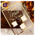 .Customized Nikah Thumb Board Material Acrylic  Size 8 x 12 Inch  Different Designs Available. 