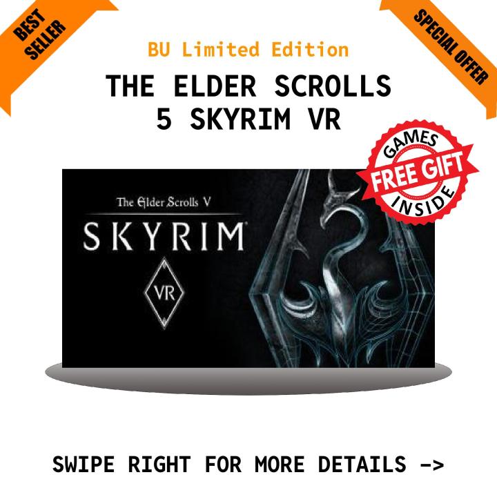 THE ELDER SCROLLS 5 SKYRIM VR.JPG - Game for PC - with installation guide - GoogleDrive/MediaFire - QR Codes - PC Games