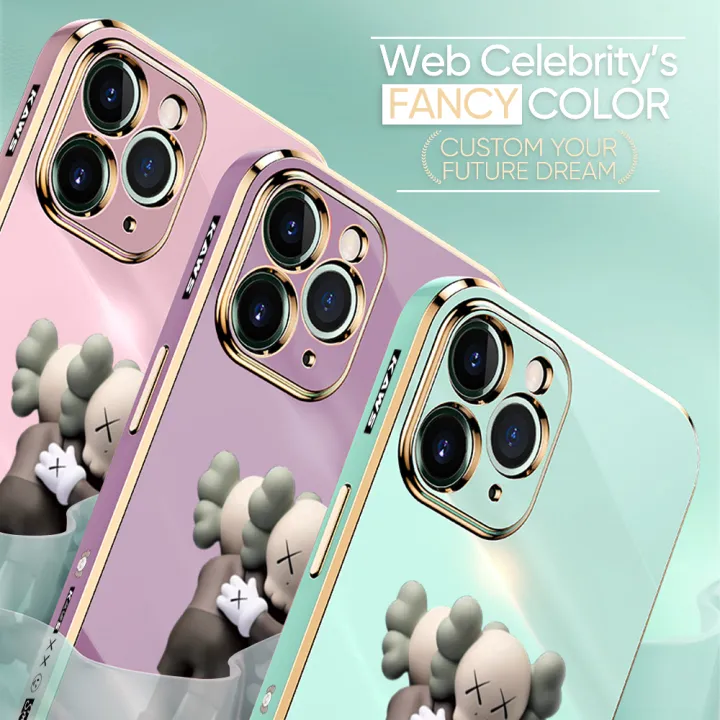 (Free%20Lanyard)%20Luxury%206D%20Plating%20Case%20for%20OPPO%20A7%20Phone%20Cases%20Hug%20Cartoon%20Bear%20Side%20Print%20Soft%20Silicone%20Square%20Back%20Cover%20-%20Image%205