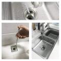 Stainless Steel Hair Catching Drain Cleaner Wire Spring Sink Cleaning Stick. 