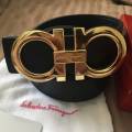 Best Quality Black Color Belt with Golden aa Color Buckle For Women-Men. 