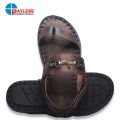 men sandal cow leather payless color brown. 