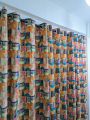 Export Italian Style Cotton Printed Ready Made Curtains For Your Bedroom,window,pardy (1 pc). 