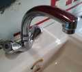 PVC plastic Basin Mixer with Brass spindle. 