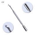IA17 Trimmer Dead Skin Beauty Gel Polishing Removal Layer Pusher Spoon Stainless 1 Nail Steel Cutter UV Nail Accessories Tool J. 