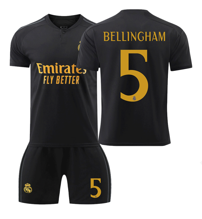 Real Madrid Away Football Kit for Kids Bellingham - 5-14 years SPORTS PLANET